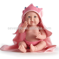 Adorable Princess Hooded Baby Badetuch, 100% Baumwolle Super Soft Feel für maximalen Komfort